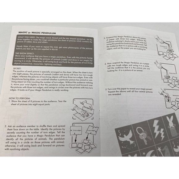 4M Kidz Labz Magic Kit Tricks Assortment Toy Over Age 8 - Picture 14 of 16